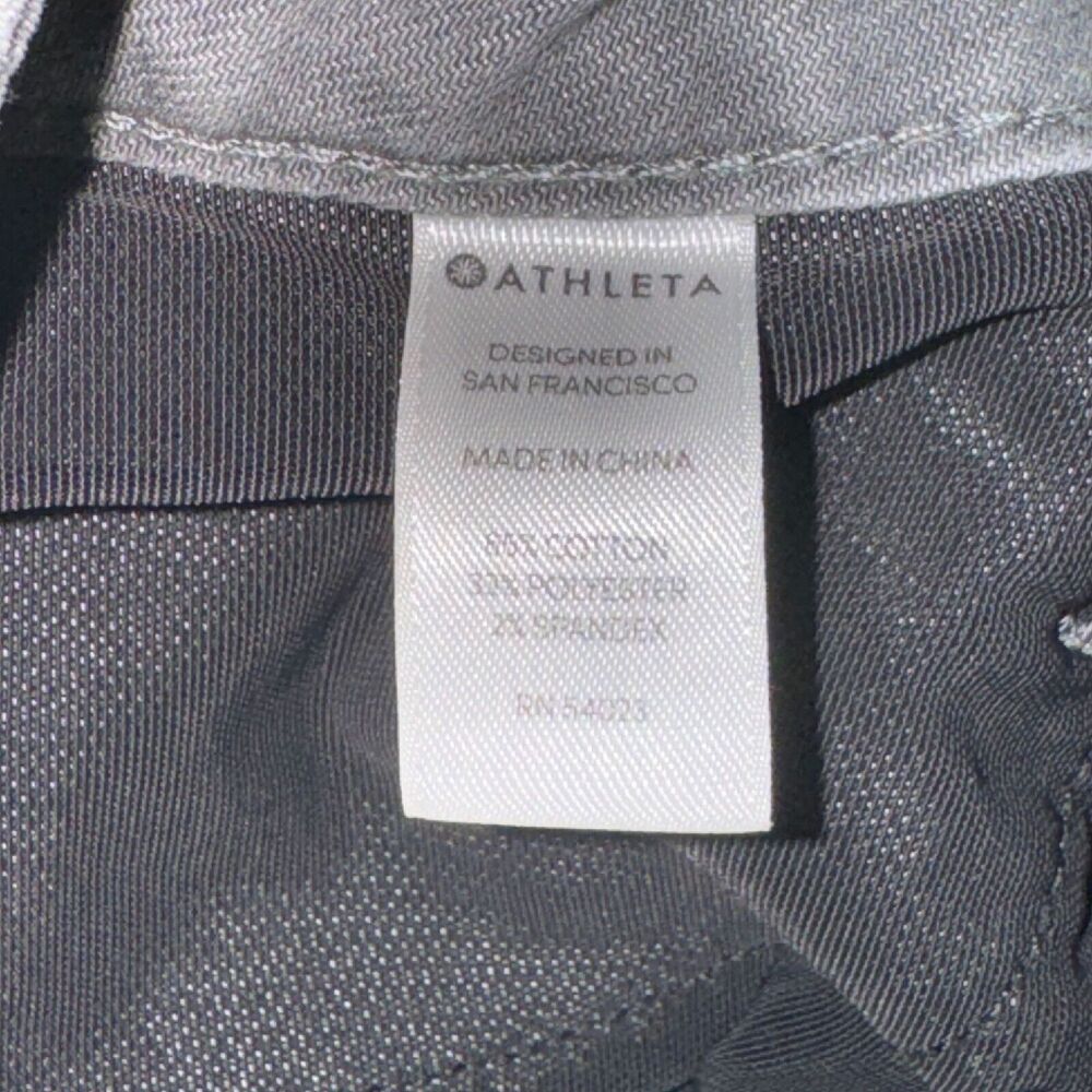 Athleta Sculptek Skinny Jeans Women's Size 4 Gray Wash Denim Mid Rise - Picture 4 of 4